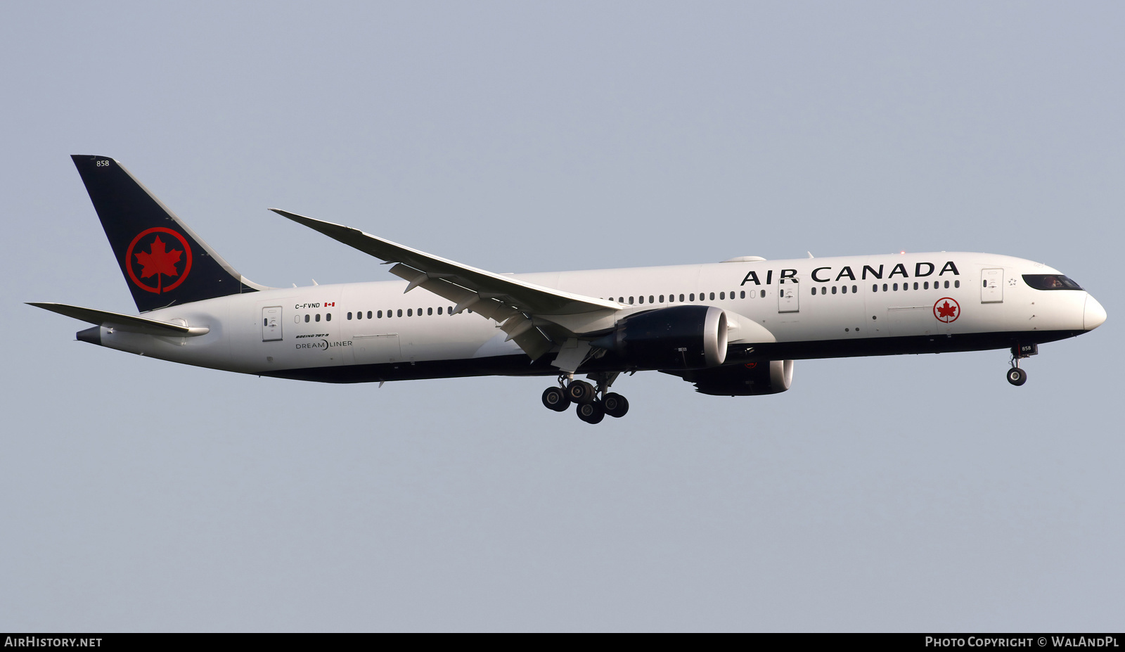 Aircraft Photo of C-FVND | Boeing 787-9 Dreamliner | Air Canada | AirHistory.net #596249