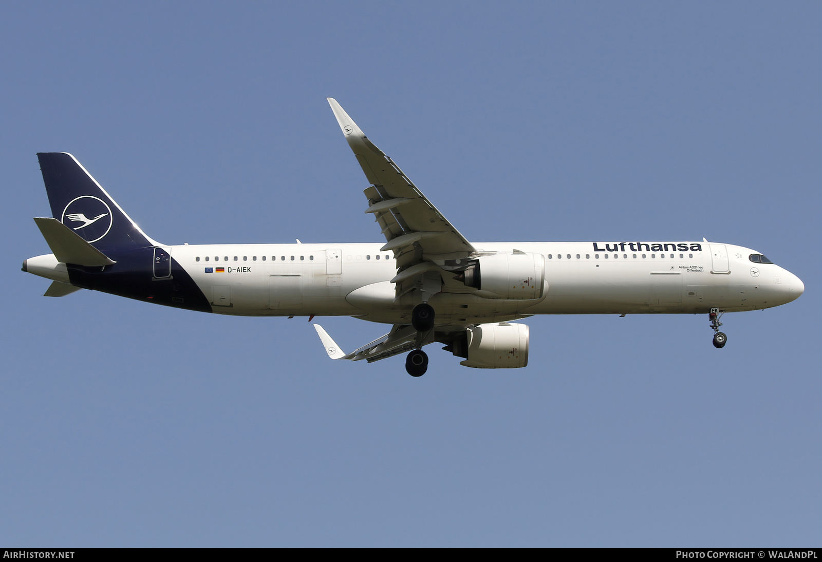 Aircraft Photo of D-AIEK | Airbus A321-271N | Lufthansa | AirHistory.net #596251