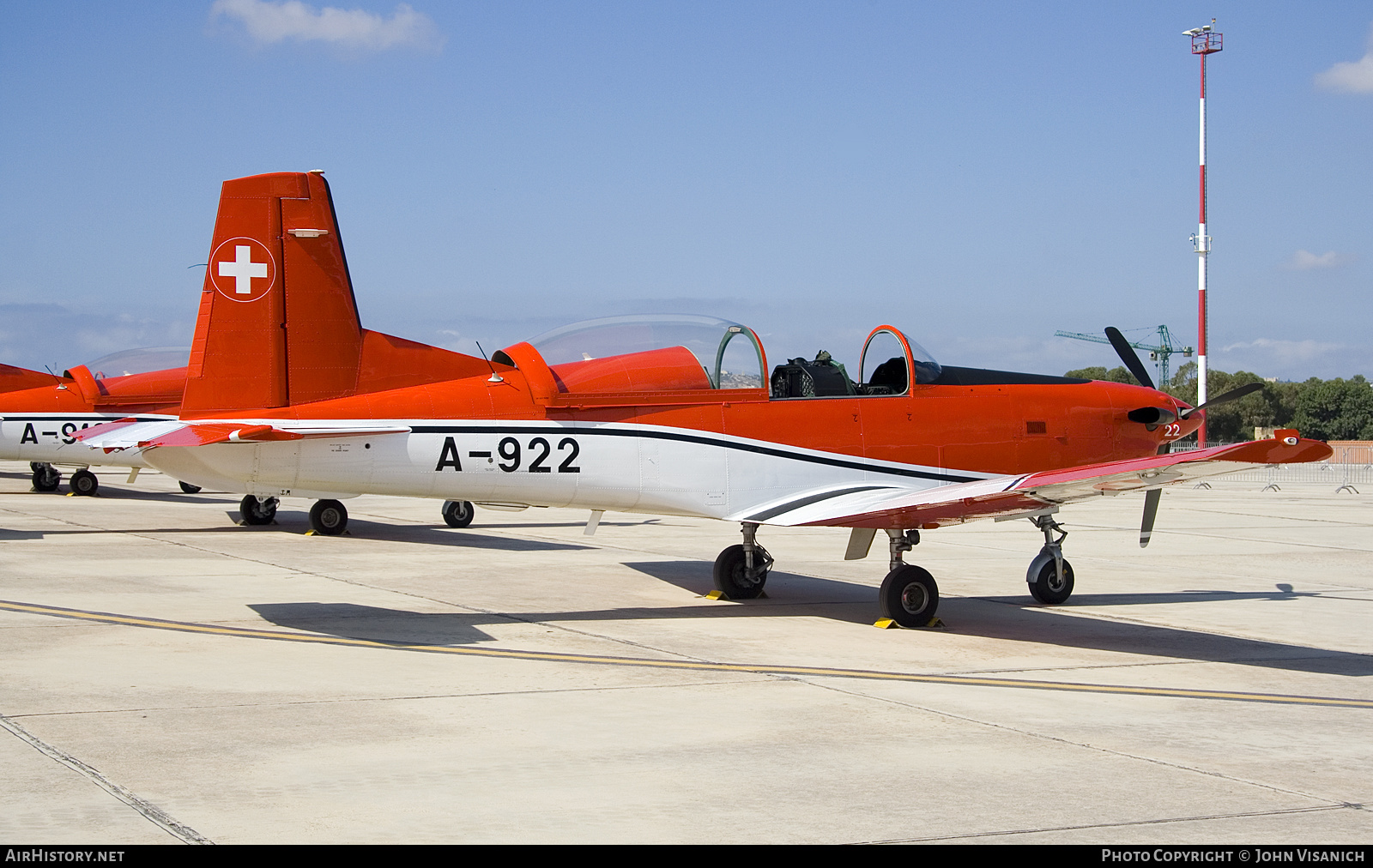 Aircraft Photo of A 922 Pilatus NCPC 7 Switzerland Air Force AirHistory 596266