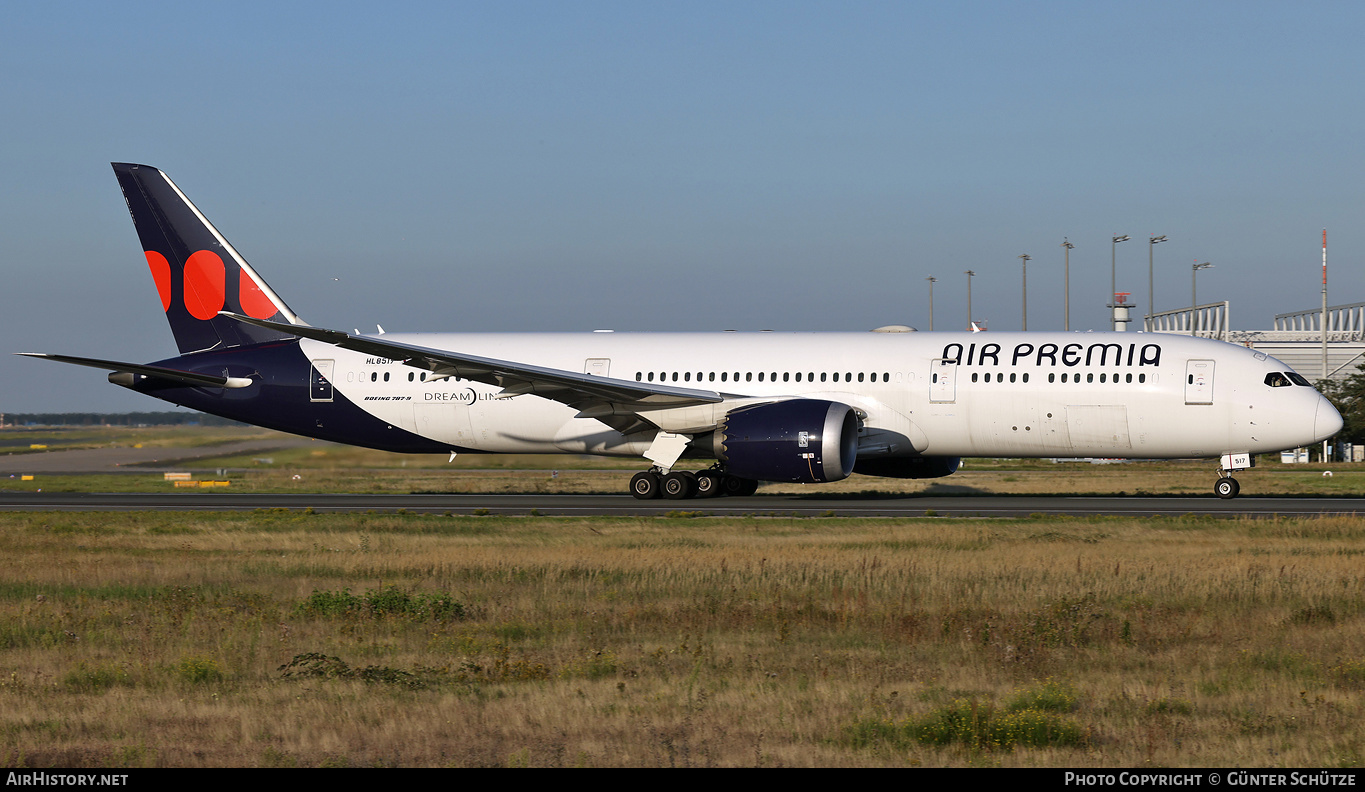 Aircraft Photo of HL8517 | Boeing 787-9 Dreamliner | Air Premia | AirHistory.net #596306