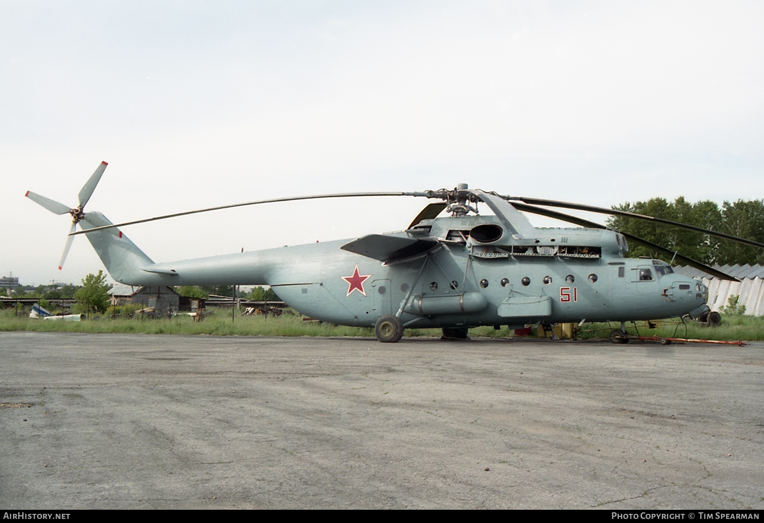 Aircraft Photo of 51 red | Mil Mi-6A | Russia - Air Force | AirHistory.net #596322