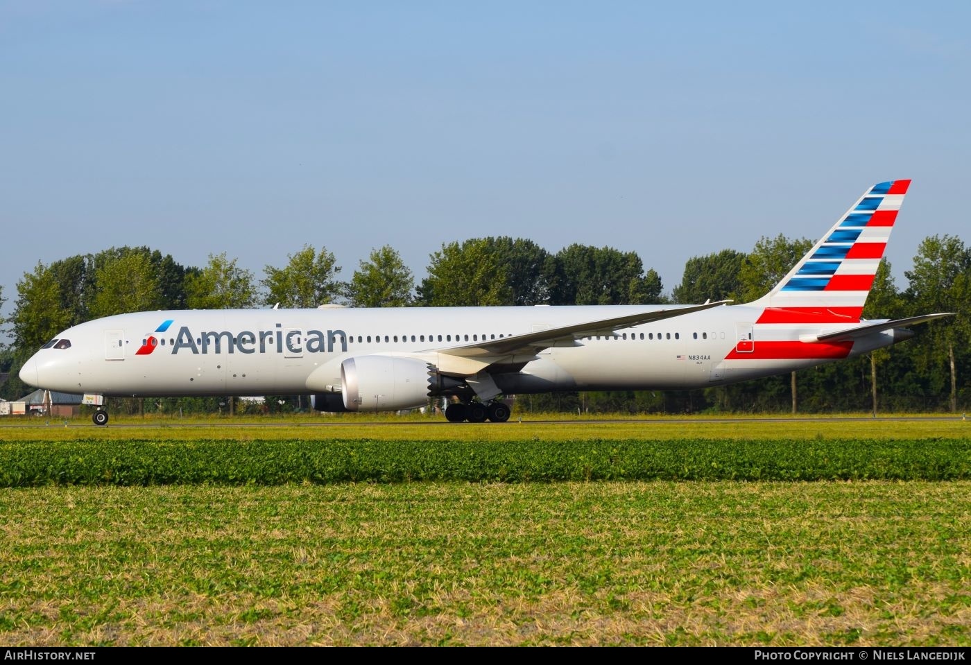 Aircraft Photo of N834AA | Boeing 787-9 Dreamliner | American Airlines | AirHistory.net #596343