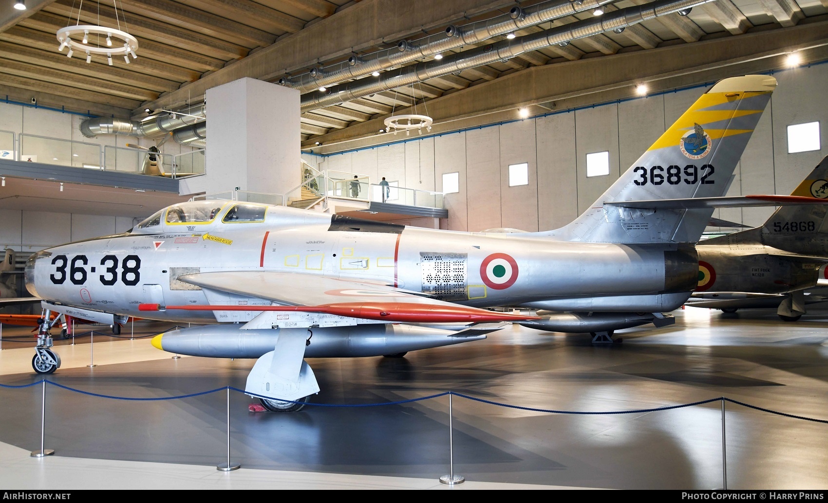 Aircraft Photo of MM53-6892 / 36892 | Republic F-84F Thunderstreak | Italy - Air Force | AirHistory.net #596354