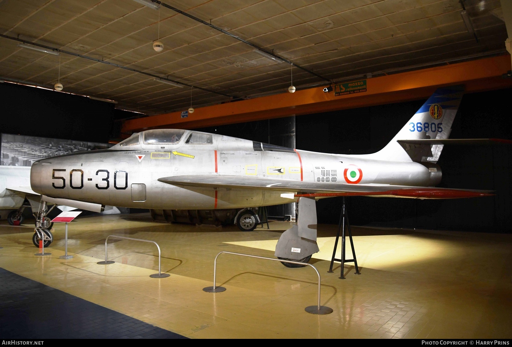 Aircraft Photo of MM53-6805 / 36805 | Republic F-84F Thunderstreak | Italy - Air Force | AirHistory.net #596356