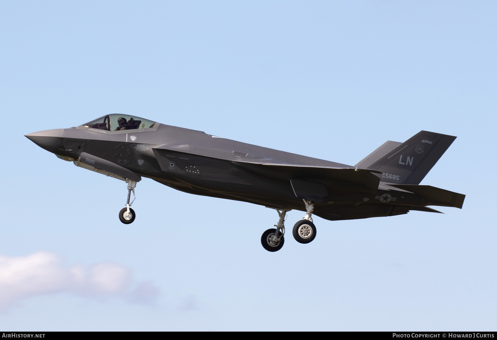 Aircraft Photo of 22-5685 / AF22-5685 | Lockheed Martin F-35A Lightning II | USA - Air Force | AirHistory.net #596364