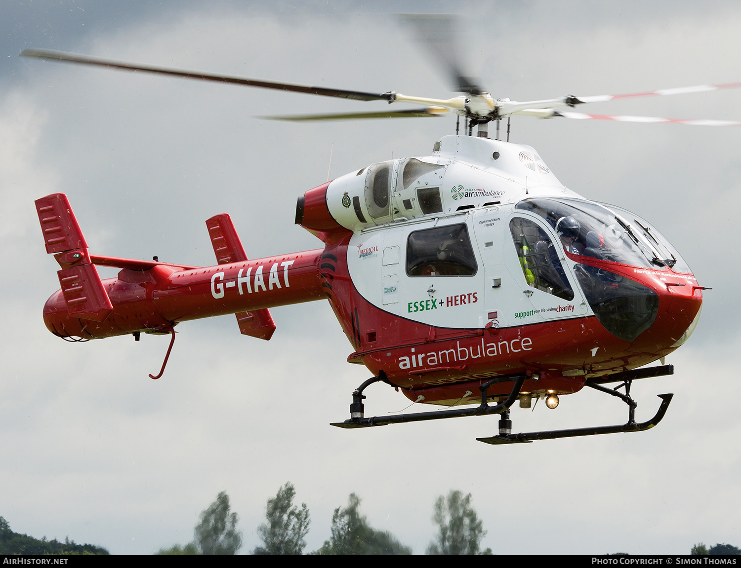 Aircraft Photo of G-HAAT | MD Helicopters MD-900 Explorer | Essex & Herts Air Ambulance | AirHistory.net #596366