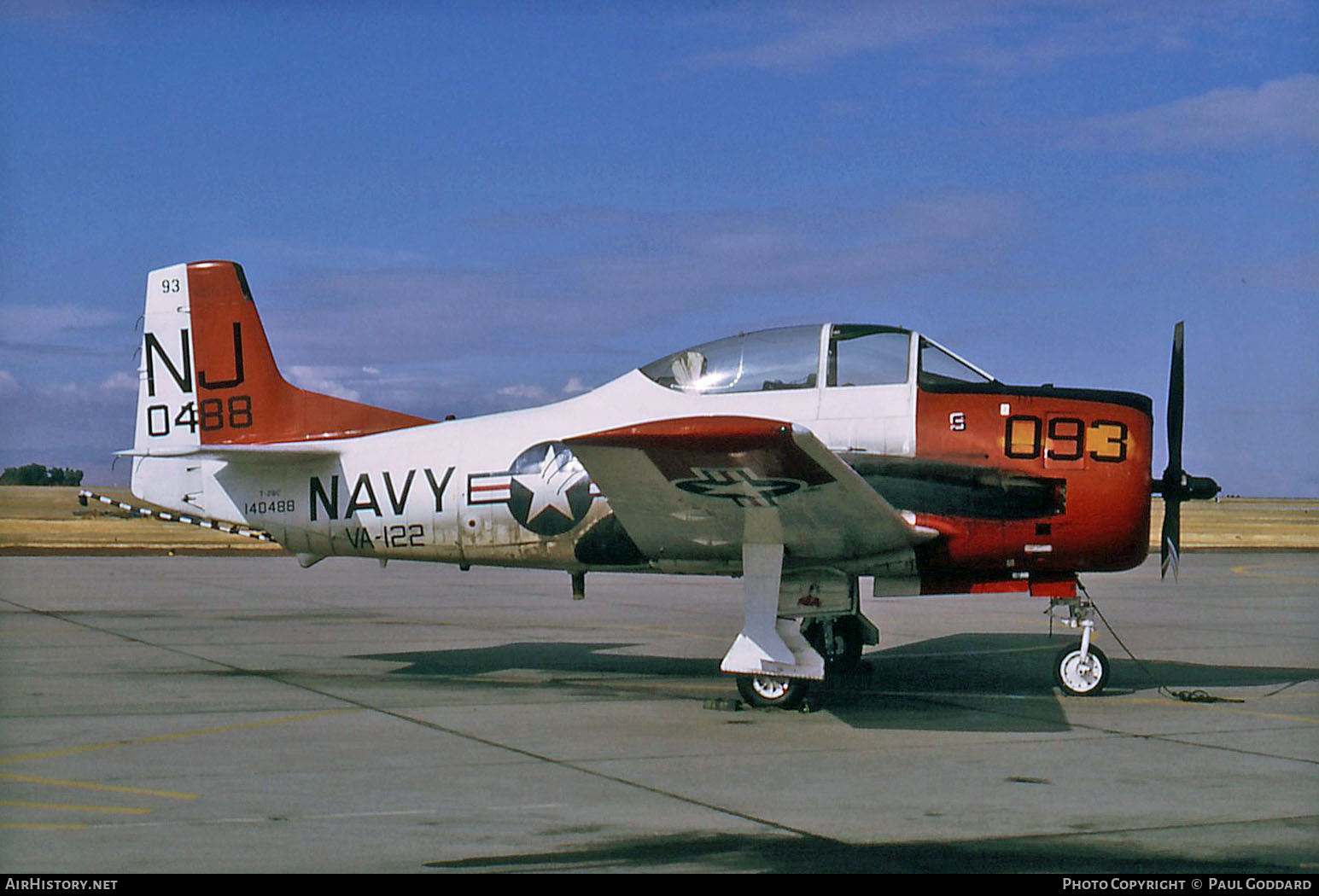 Aircraft Photo of 140488 / 0488 | North American T-28C Trojan | USA - Navy | AirHistory.net #596397