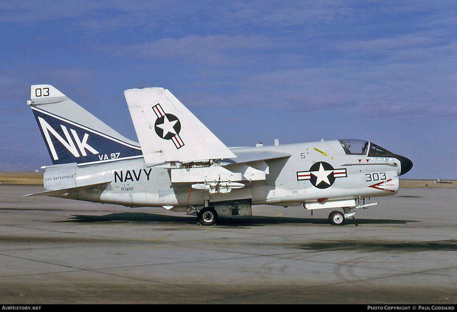 Aircraft Photo of 157495 | LTV A-7E Corsair II | USA - Navy | AirHistory.net #596399