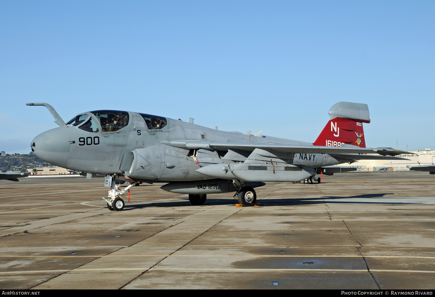 Aircraft Photo of 161880 | Grumman EA-6B Prowler (G-128) | USA - Navy | AirHistory.net #596463