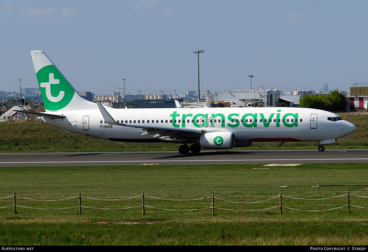 Aircraft Photo of F-HUYK | Boeing 737-86N | Transavia | AirHistory.net #596472