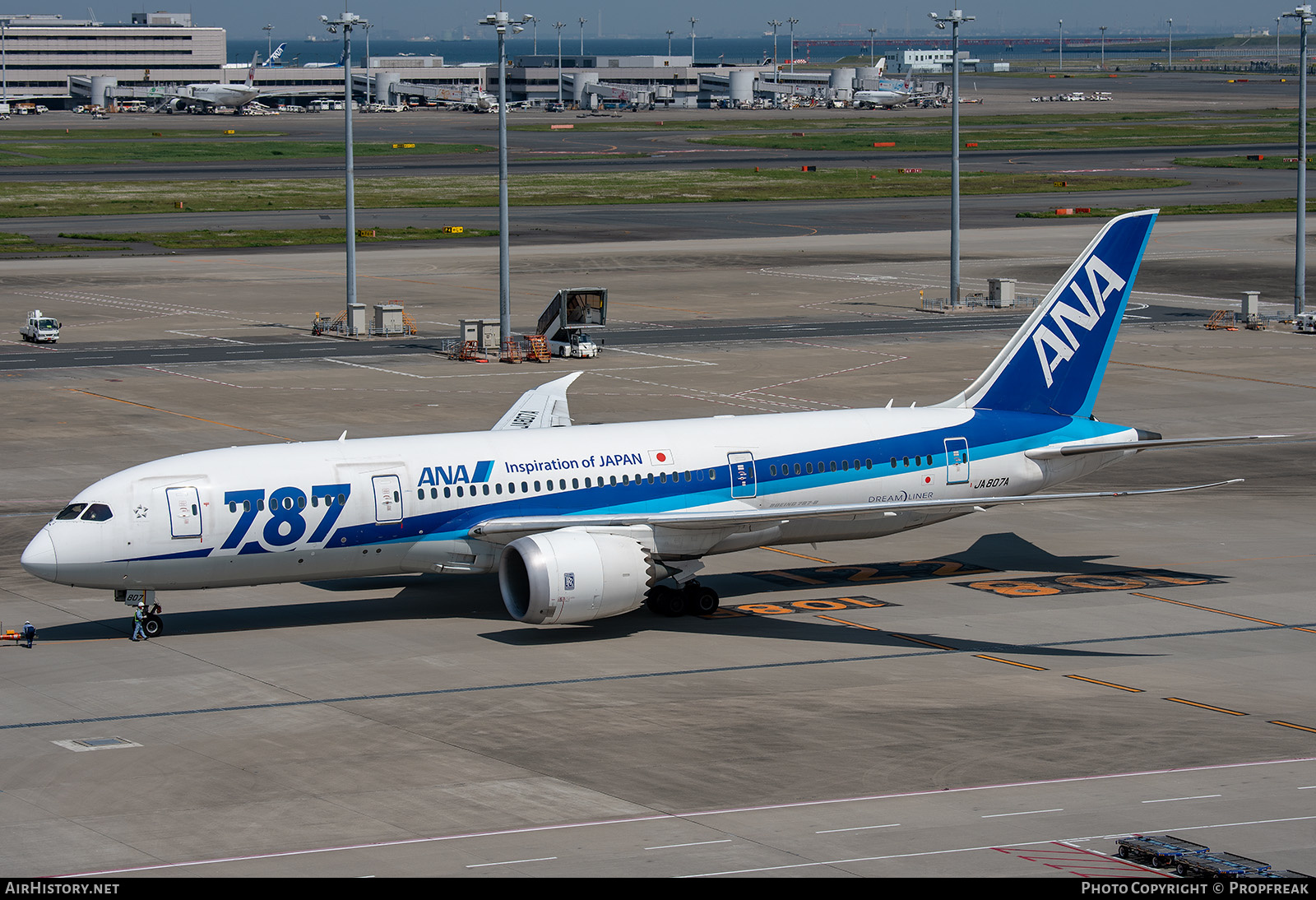 Aircraft Photo of JA807A | Boeing 787-8 Dreamliner | All Nippon Airways - ANA | AirHistory.net #596538