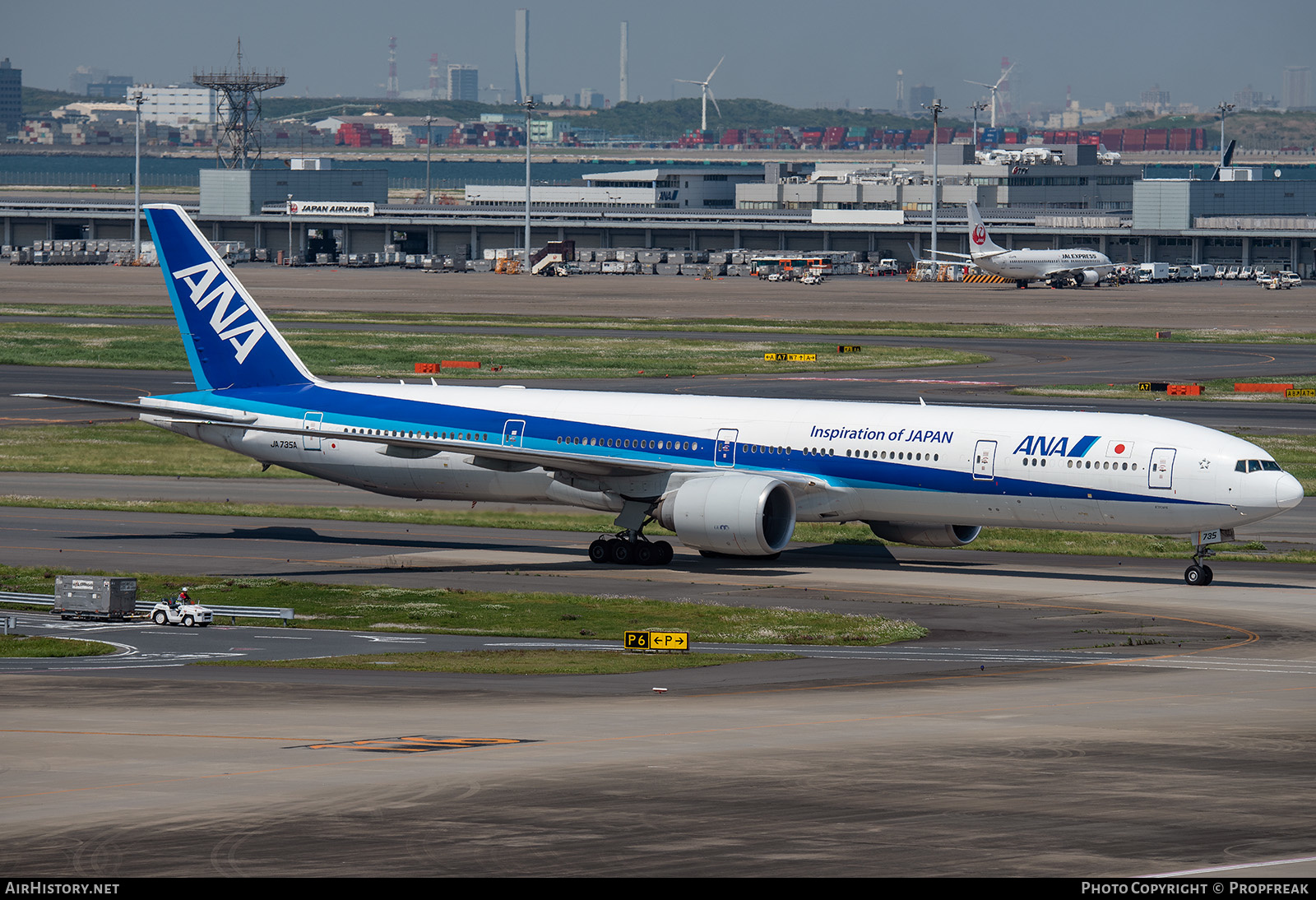 Aircraft Photo of JA735A | Boeing 777-381/ER | All Nippon Airways - ANA | AirHistory.net #596544