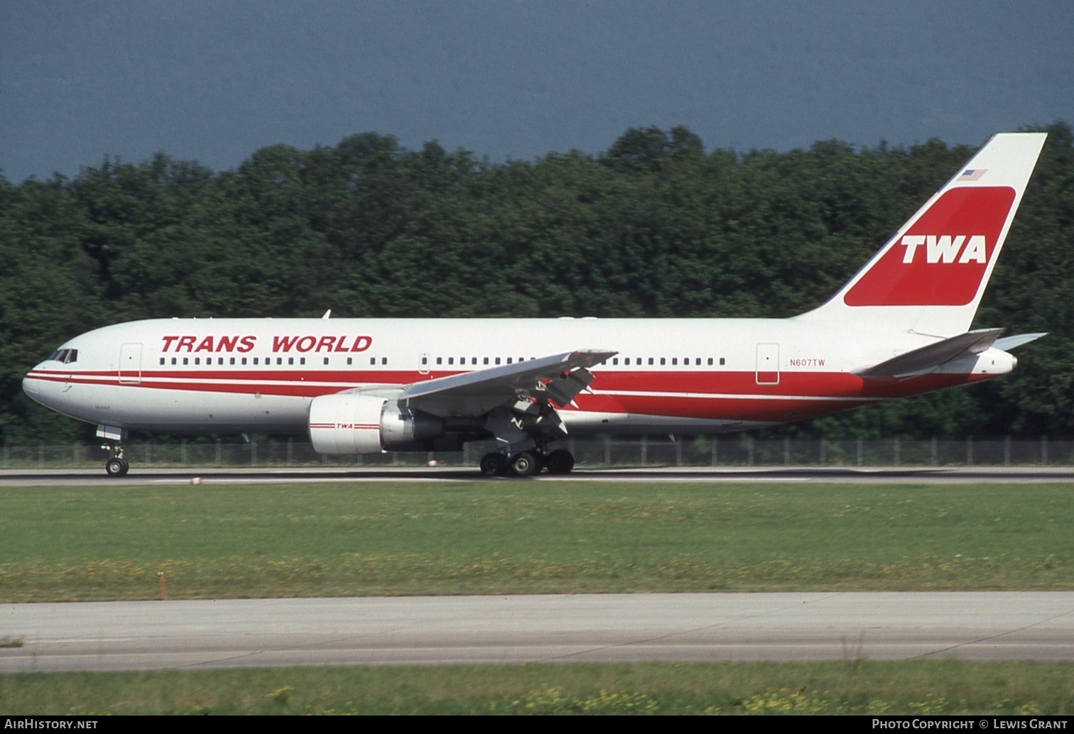 Aircraft Photo of N607TW | Boeing 767-231(ER) | Trans World Airlines - TWA | AirHistory.net #596561