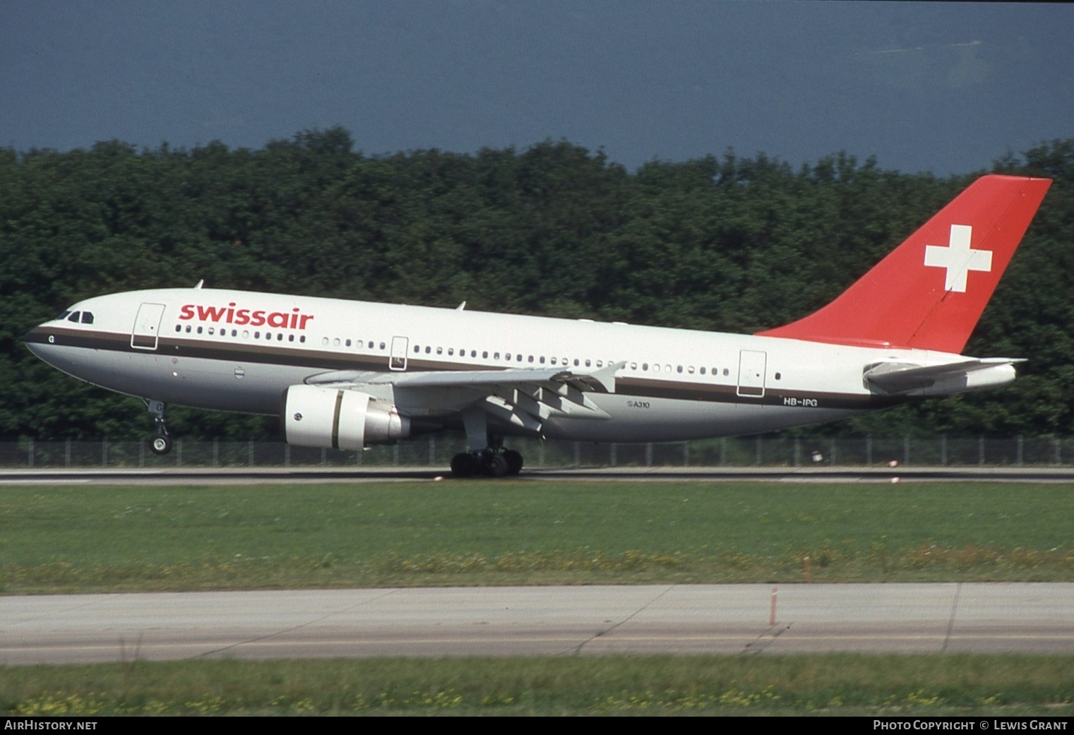 Aircraft Photo of HB-IPG | Airbus A310-322 | Swissair | AirHistory.net #596570