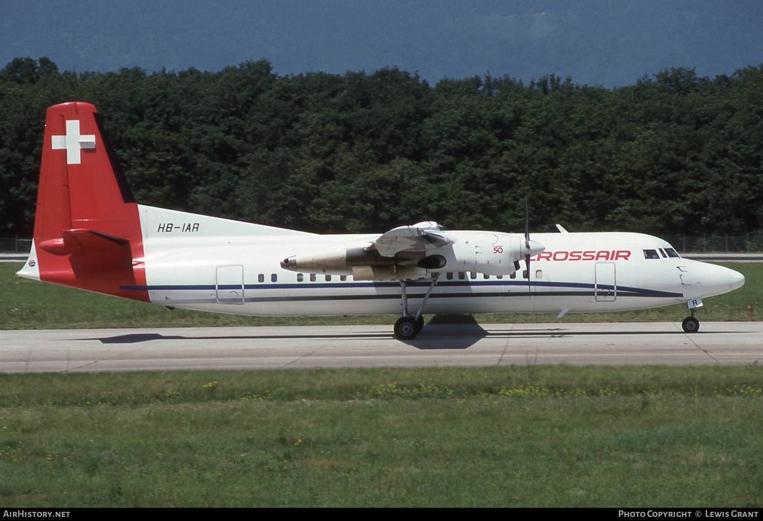 Aircraft Photo of HB-IAR | Fokker 50 | Crossair | AirHistory.net #596576