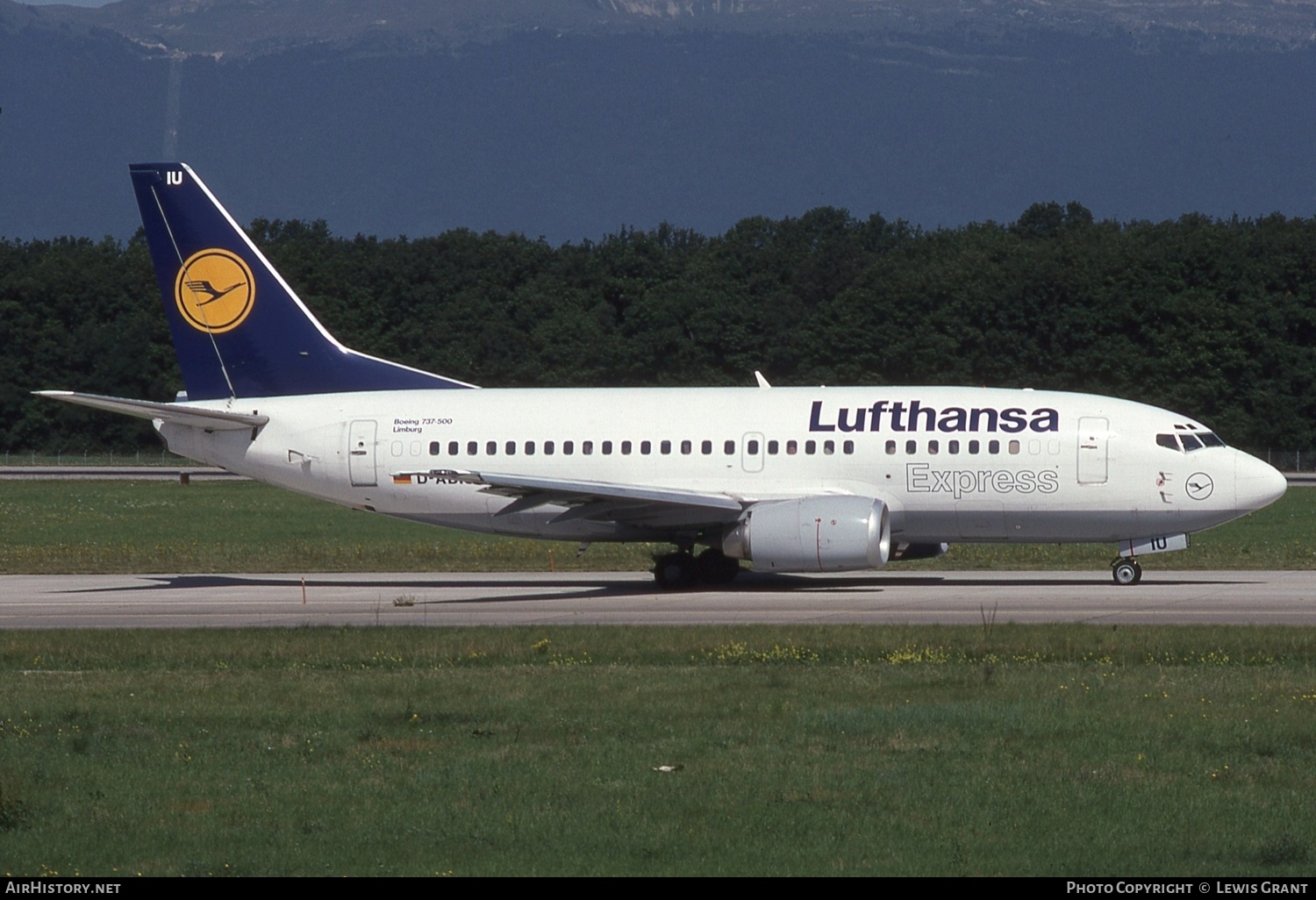 Aircraft Photo of D-ABIU | Boeing 737-530 | Lufthansa Express | AirHistory.net #596614
