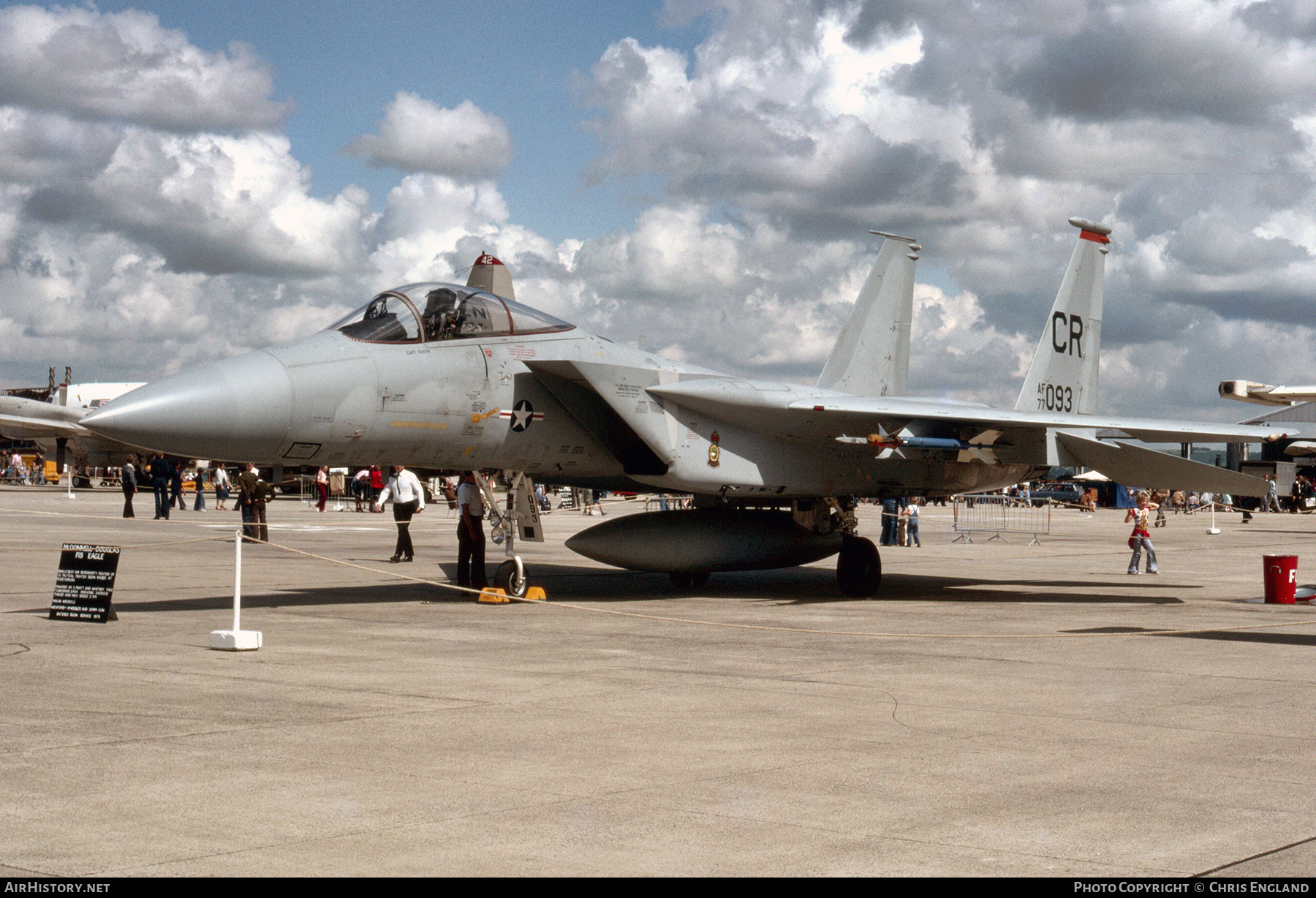 Aircraft Photo of 77-0093 / AF77-093 | McDonnell Douglas F-15A Eagle | USA - Air Force | AirHistory.net #596615