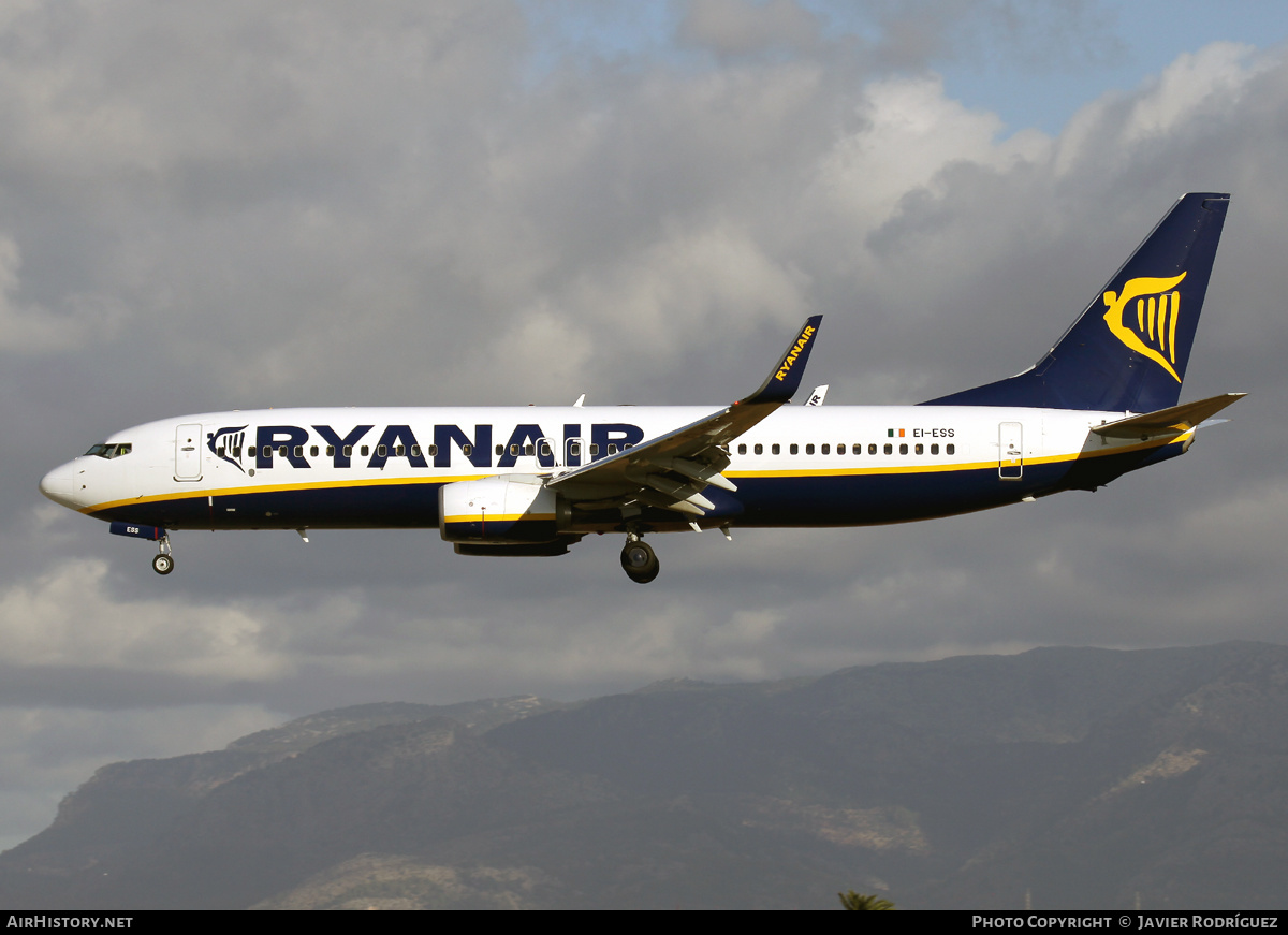 Aircraft Photo of EI-ESS | Boeing 737-8AS | Ryanair | AirHistory.net #596714