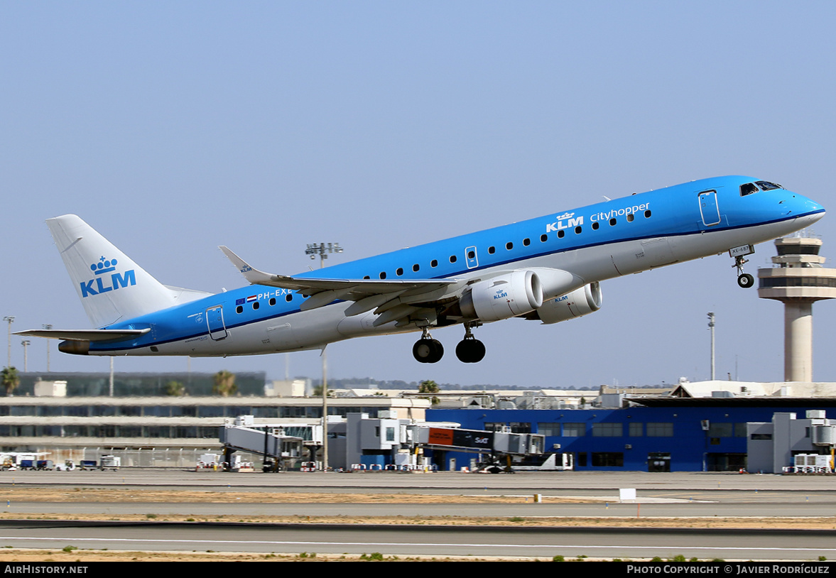 Aircraft Photo of PH-EXE | Embraer 190STD (ERJ-190-100STD) | KLM Cityhopper | AirHistory.net #596716