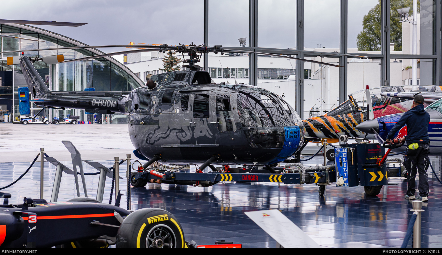 Aircraft Photo of D-HUDM | Eurocopter BO-105CBS-5 | Red Bull | AirHistory.net #596753