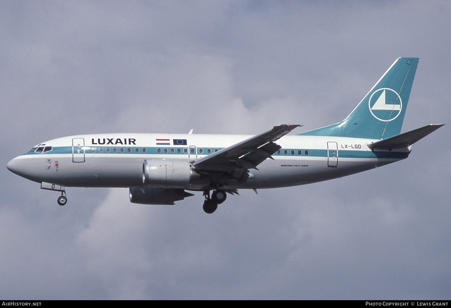 Aircraft Photo of LX-LGO | Boeing 737-5C9 | Luxair | AirHistory.net #596775