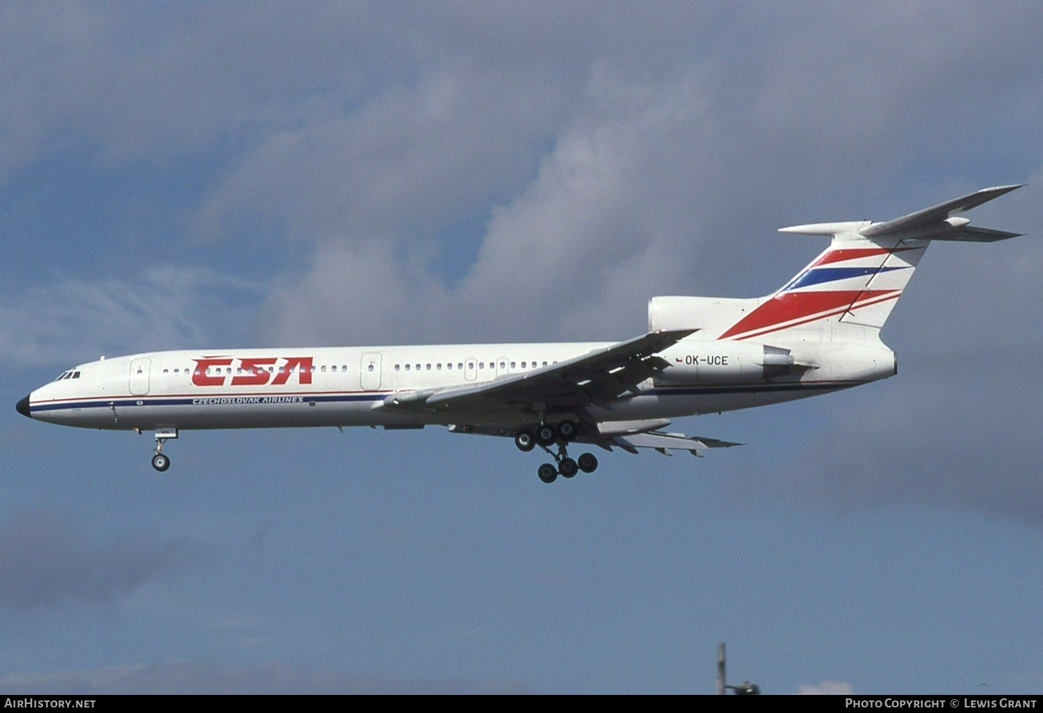 Aircraft Photo of OK-UCE | Tupolev Tu-154M | ČSA - Československé Aerolinie - Czechoslovak Airlines | AirHistory.net #596777