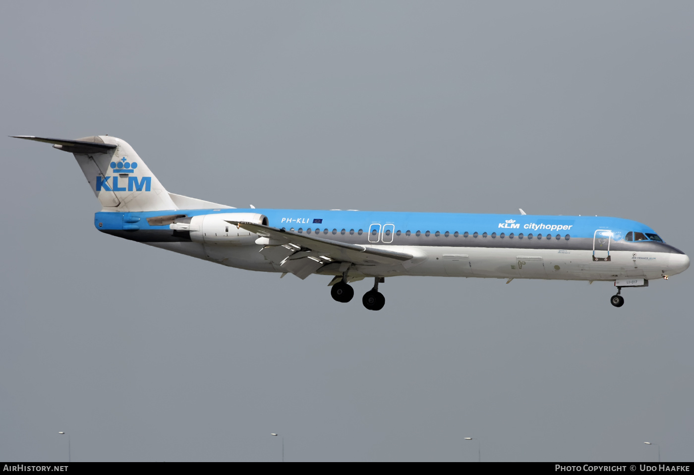 Aircraft Photo of PH-KLI | Fokker 100 (F28-0100) | KLM Cityhopper | AirHistory.net #596810
