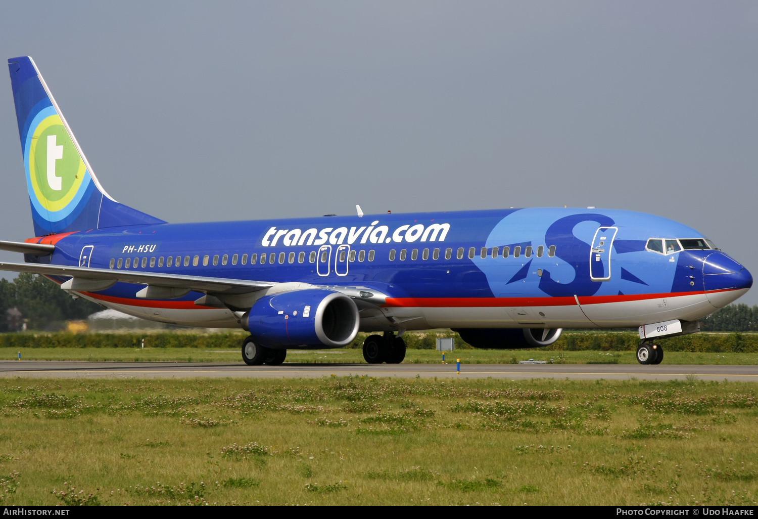 Aircraft Photo of PH-HSU | Boeing 737-8BK | Transavia | AirHistory.net #596811