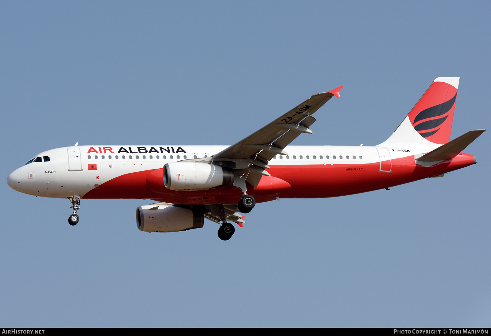 Aircraft Photo of ZA-ASM | Airbus A320-232 | Air Albania | AirHistory.net #596829