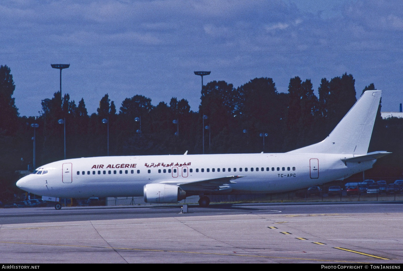 Aircraft Photo of TC-APC | Boeing 737-4Y0 | Air Algérie | AirHistory.net #596869