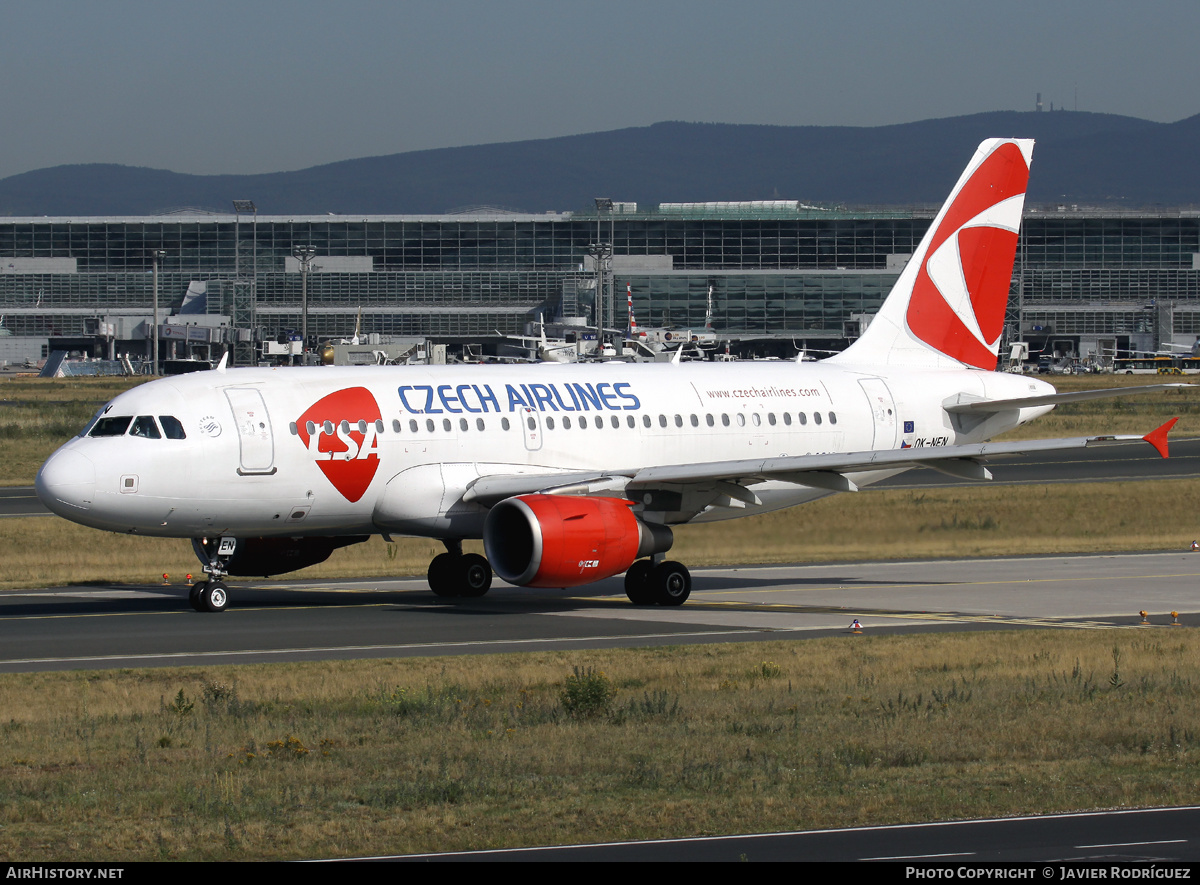 Aircraft Photo of OK-NEN | Airbus A319-112 | ČSA - Czech Airlines | AirHistory.net #596875