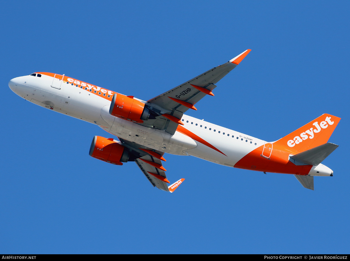 Aircraft Photo of G-UZHP | Airbus A320-251N | EasyJet | AirHistory.net #596895