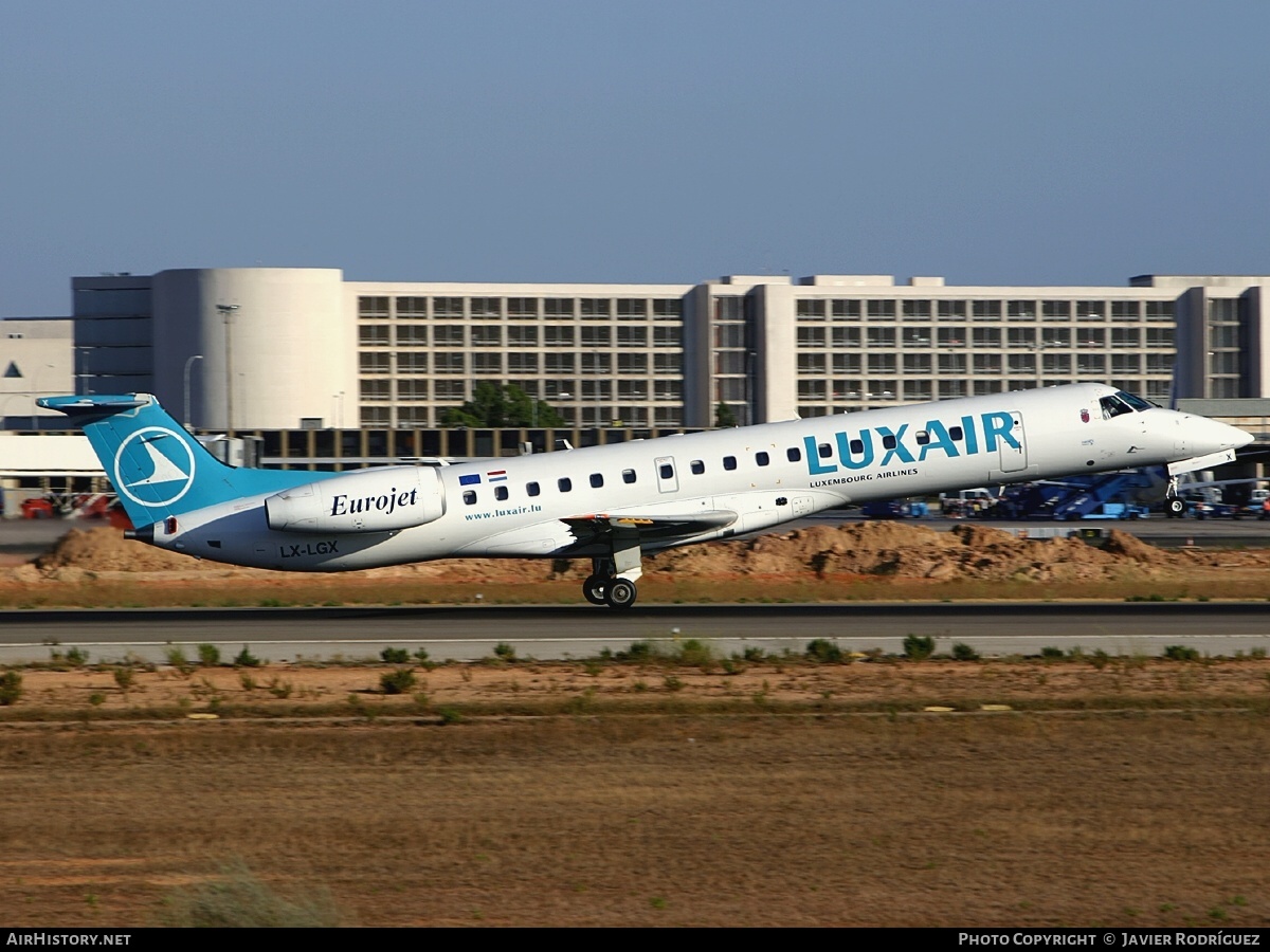 Aircraft Photo of LX-LGX | Embraer ERJ-145LU (EMB-145LU) | Luxair | AirHistory.net #596932