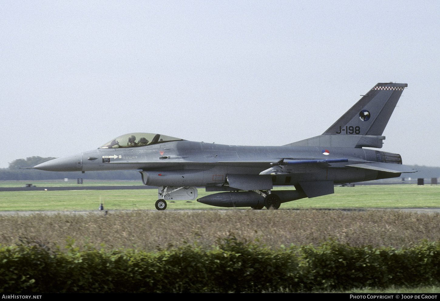 Aircraft Photo of J-198 | General Dynamics F-16A Fighting Falcon | Netherlands - Air Force | AirHistory.net #596940