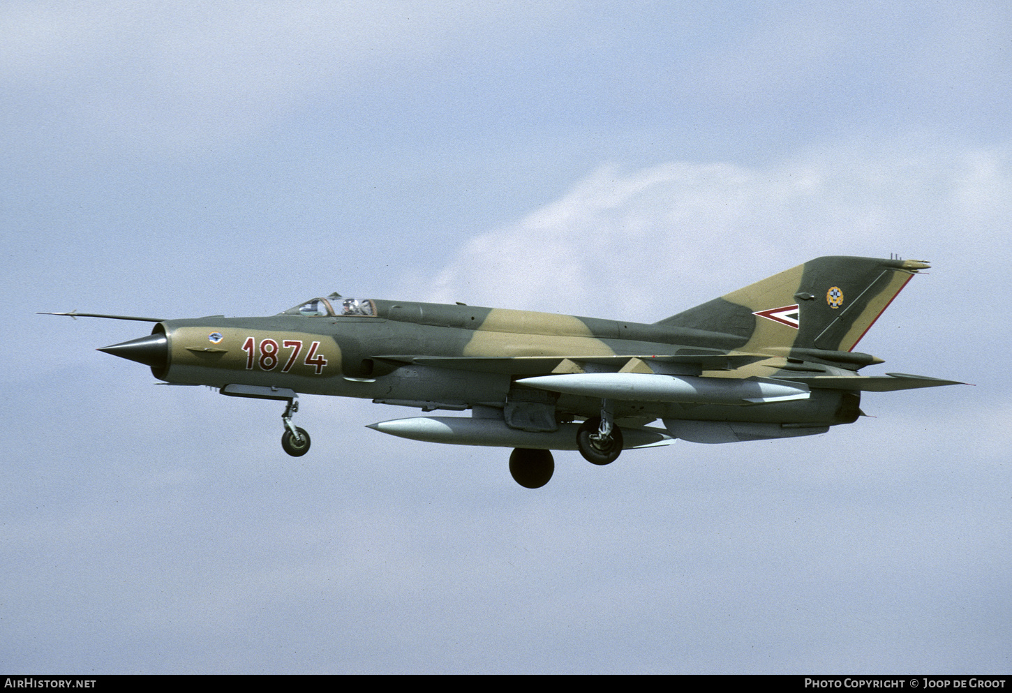 Aircraft Photo of 1874 | Mikoyan-Gurevich MiG-21bis | Hungary - Air Force | AirHistory.net #596943