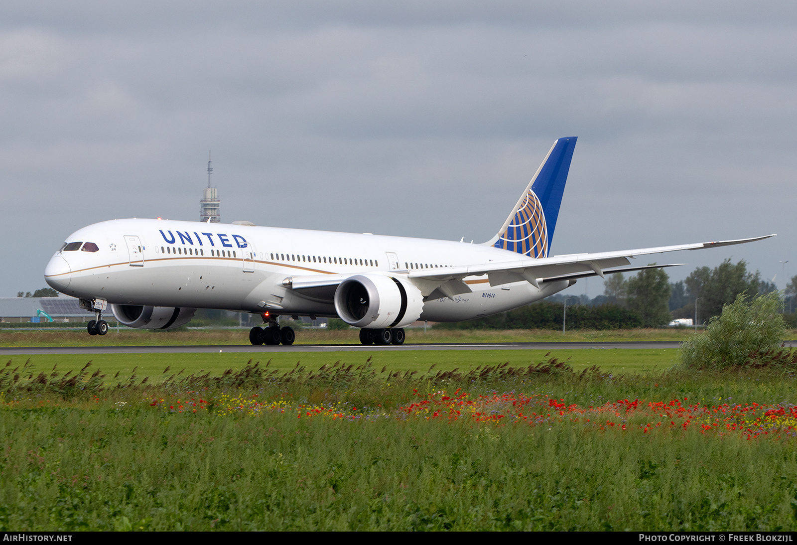 Aircraft Photo of N24974 | Boeing 787-9 Dreamliner | United Airlines | AirHistory.net #596959