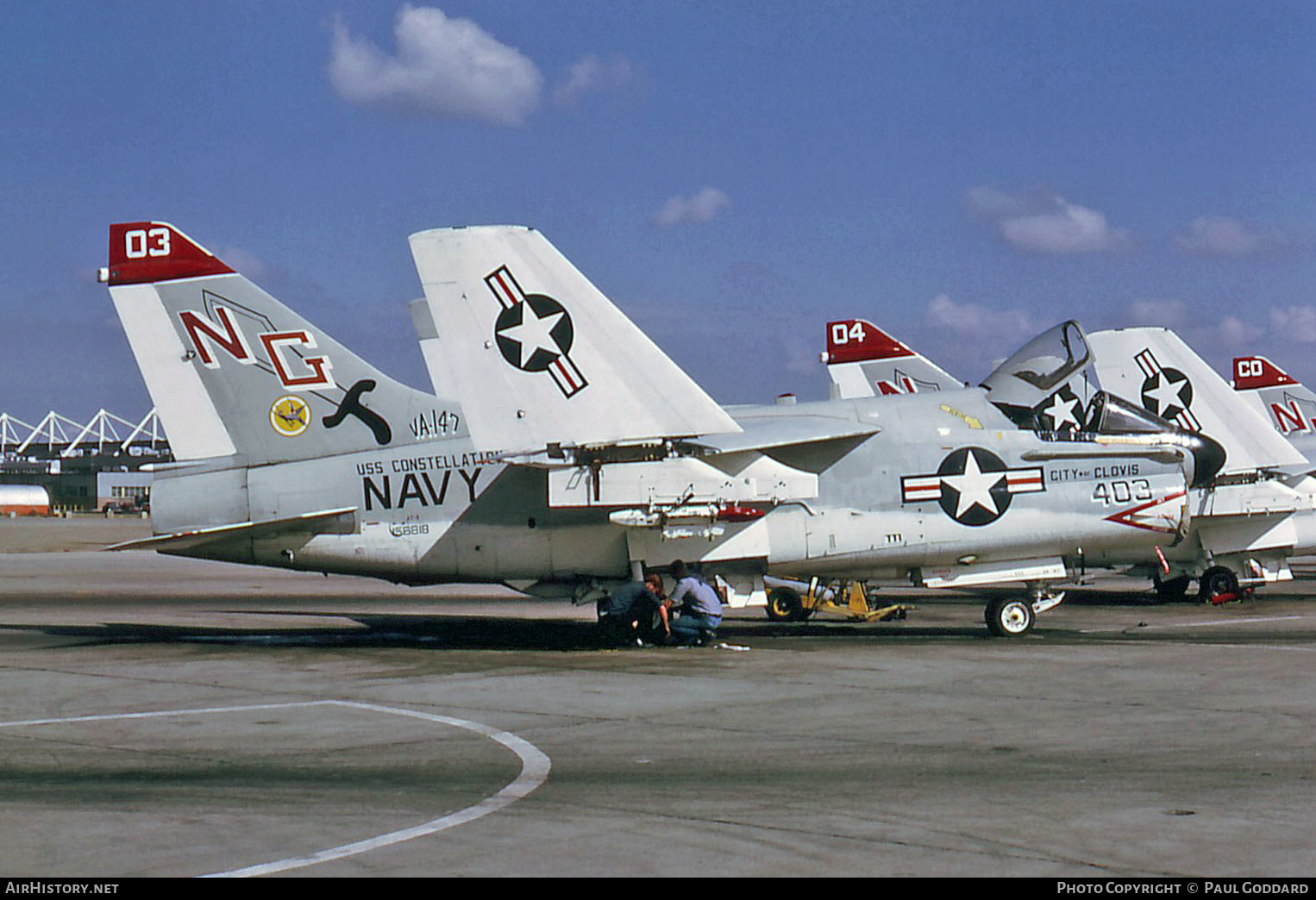 Aircraft Photo of 156818 | LTV A-7E Corsair II | USA - Navy | AirHistory.net #596973