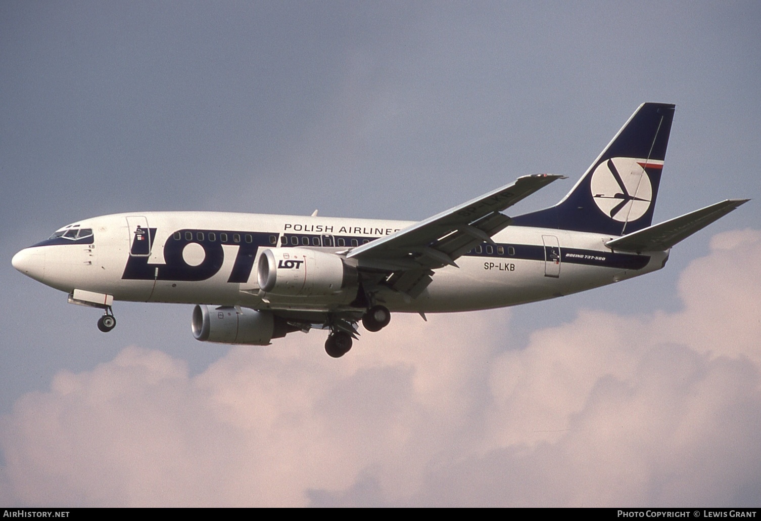 Aircraft Photo of SP-LKB | Boeing 737-55D | LOT Polish Airlines - Polskie Linie Lotnicze | AirHistory.net #596993
