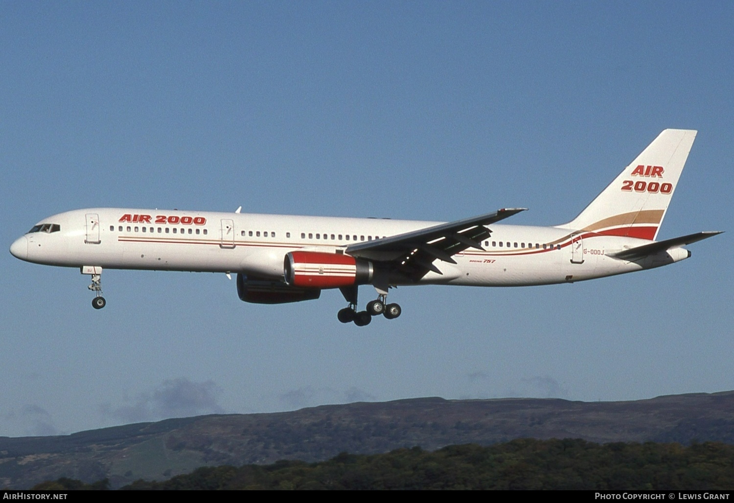 Aircraft Photo of G-OOOJ | Boeing 757-23A | Air 2000 | AirHistory.net #596997
