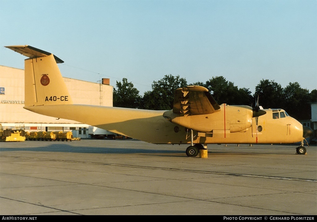 Aircraft Photo of A4O-CE | De Havilland Canada DHC-5D Buffalo | Oman Government | AirHistory.net #597084