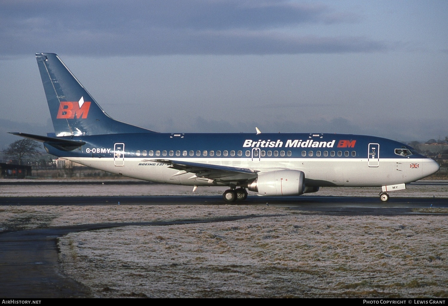 Aircraft Photo of G-OBMY | Boeing 737-59D | British Midland Airways - BMA | AirHistory.net #597103