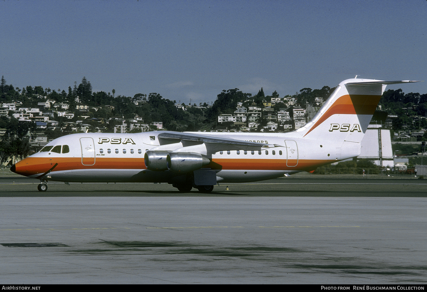 Aircraft Photo of N350PS | British Aerospace BAe-146-200A | PSA - Pacific Southwest Airlines | AirHistory.net #597127