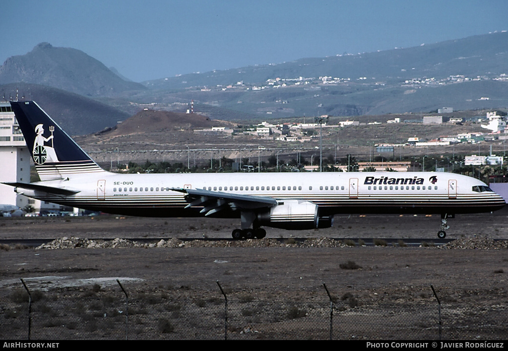 Aircraft Photo of SE-DUO | Boeing 757-236 | Britannia Nordic | AirHistory.net #597159