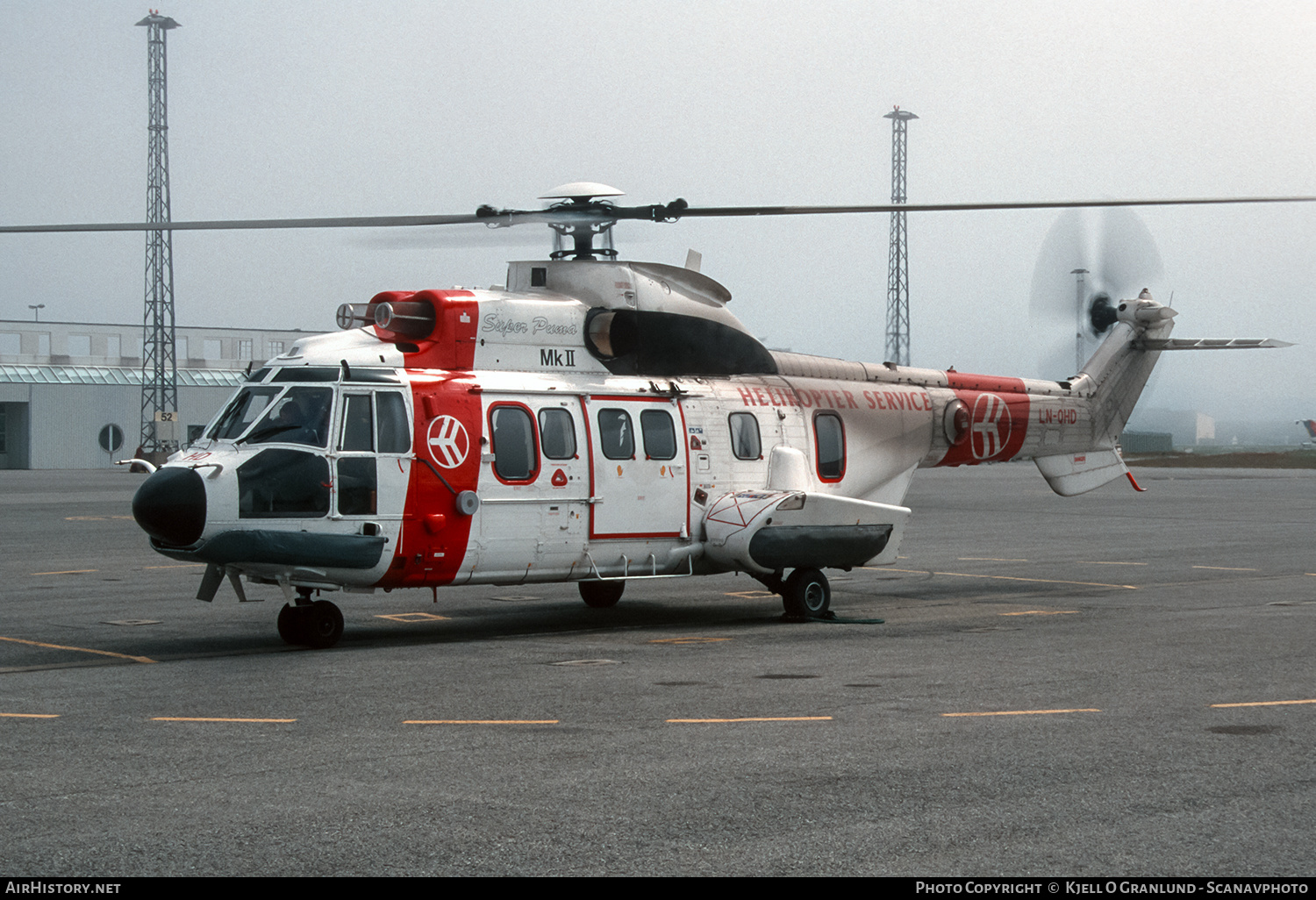 Aircraft Photo of LN-OHD | Eurocopter AS-332L2 Super Puma Mk2 | Helikopter Service | AirHistory.net #597165