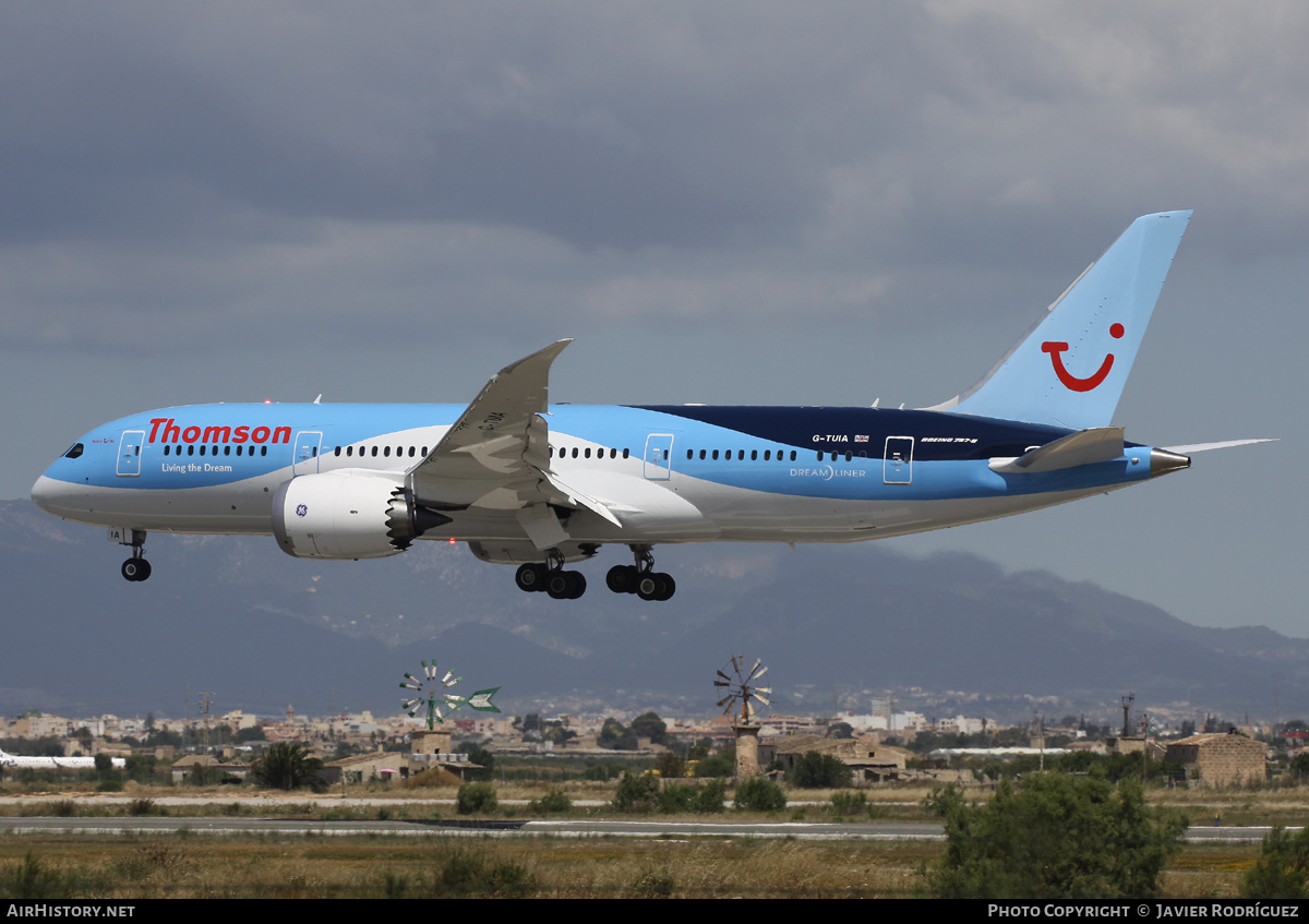 Aircraft Photo of G-TUIA | Boeing 787-8 Dreamliner | Thomson Airways | AirHistory.net #597180