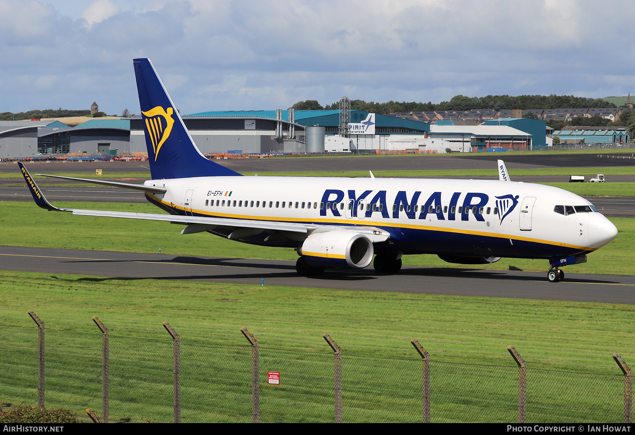 Aircraft Photo of EI-EFH | Boeing 737-8AS | Ryanair | AirHistory.net #597181