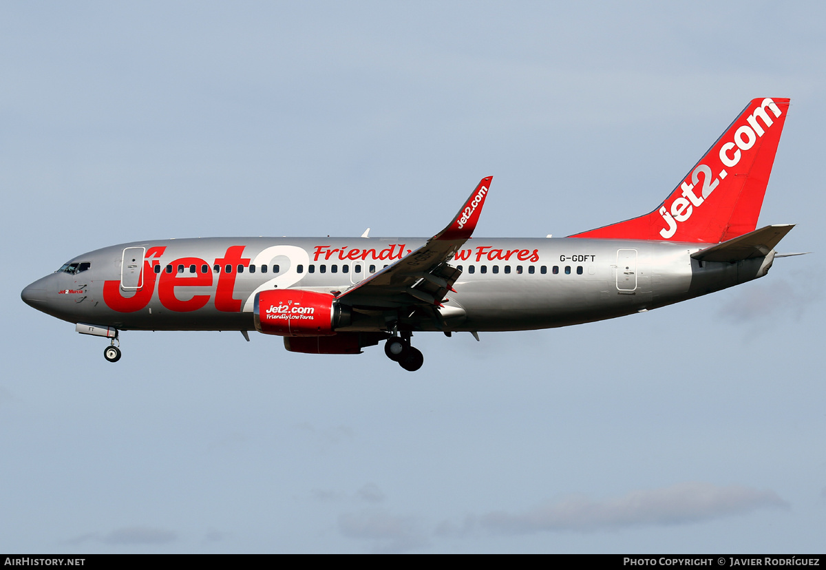 Aircraft Photo of G-GDFT | Boeing 737-36Q | Jet2 | AirHistory.net #597202