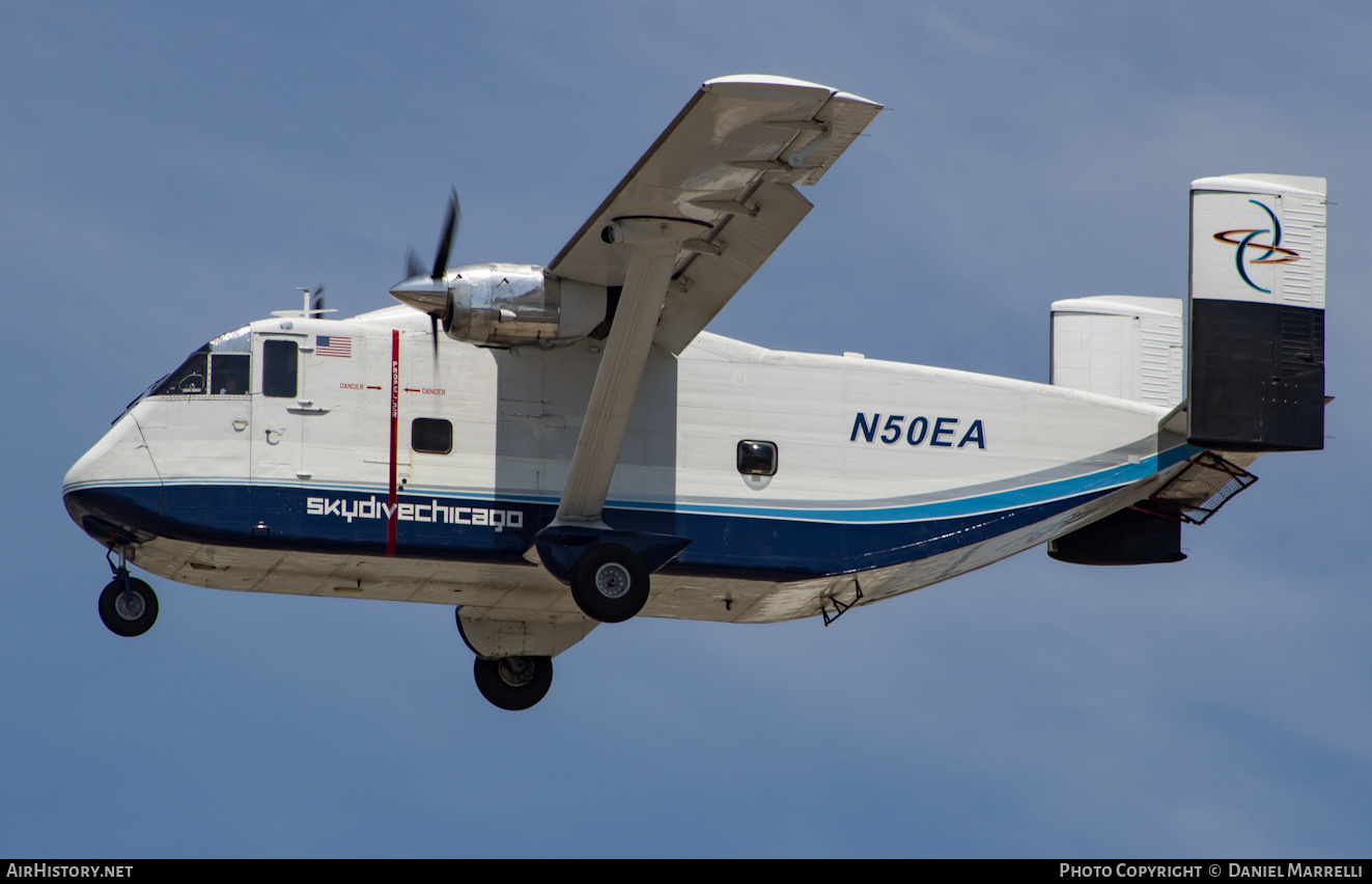 Aircraft Photo of N50EA | Short SC.7 Skyvan 3-300 | Skydive Chicago | AirHistory.net #597215