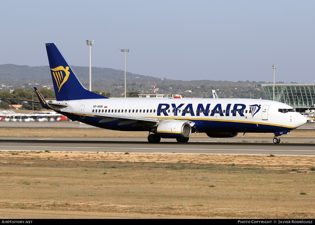 Aircraft Photo of SP-RKN | Boeing 737-8AS | Ryanair | AirHistory.net #597222