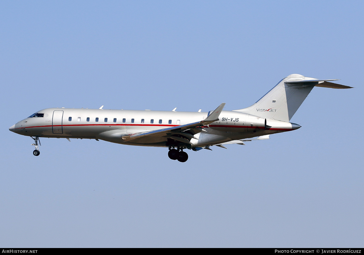 Aircraft Photo of 9H-VJS | Bombardier Global 6000 (BD-700-1A10) | VistaJet | AirHistory.net #597223